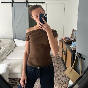 Reformation Off the Shoulder Top